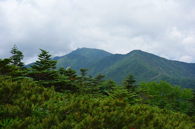 国師ヶ岳から見る金峰山