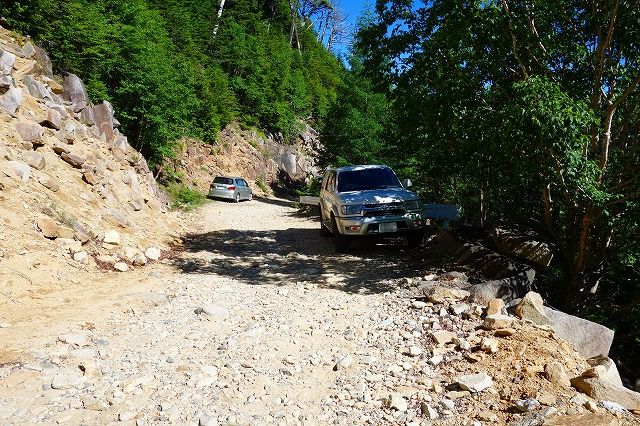大弛峠路上駐車(長野県側)