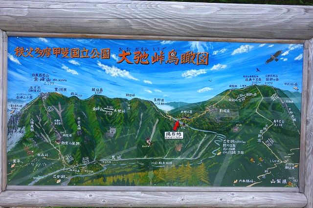 大弛峠鳥瞰図