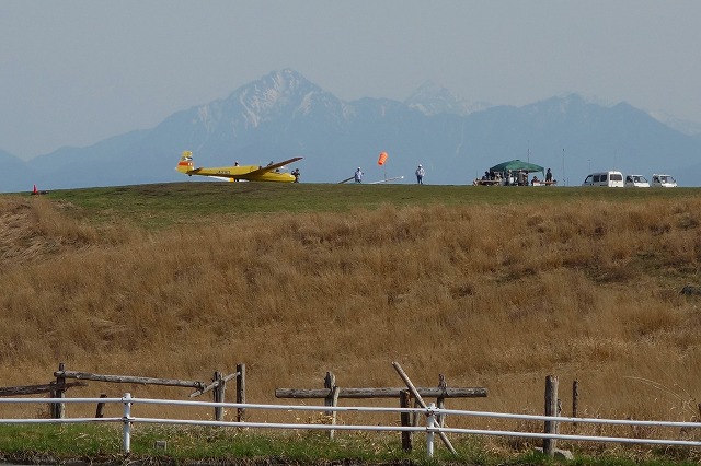 霧ヶ峰のグライダー飛行場