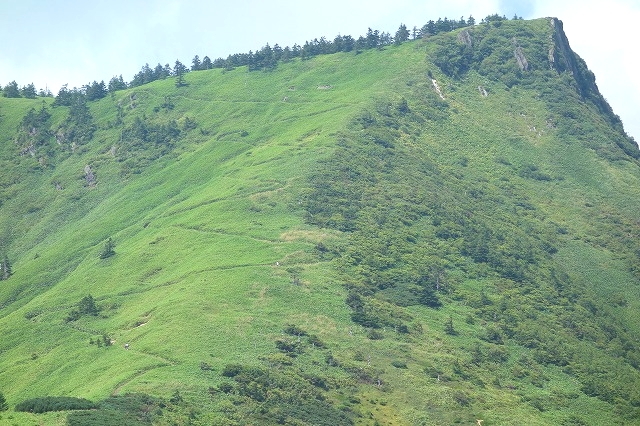 毛無峠から見た破風岳