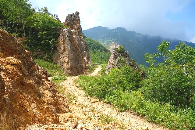 林道山田入線（終点）