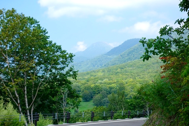 笹ヶ峰から見る焼山
