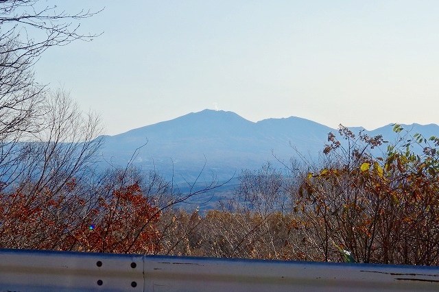 国道405号線から見た浅間山