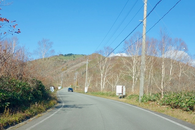 野反湖への道(国道405号線)